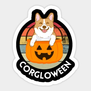 Corgloween Sticker